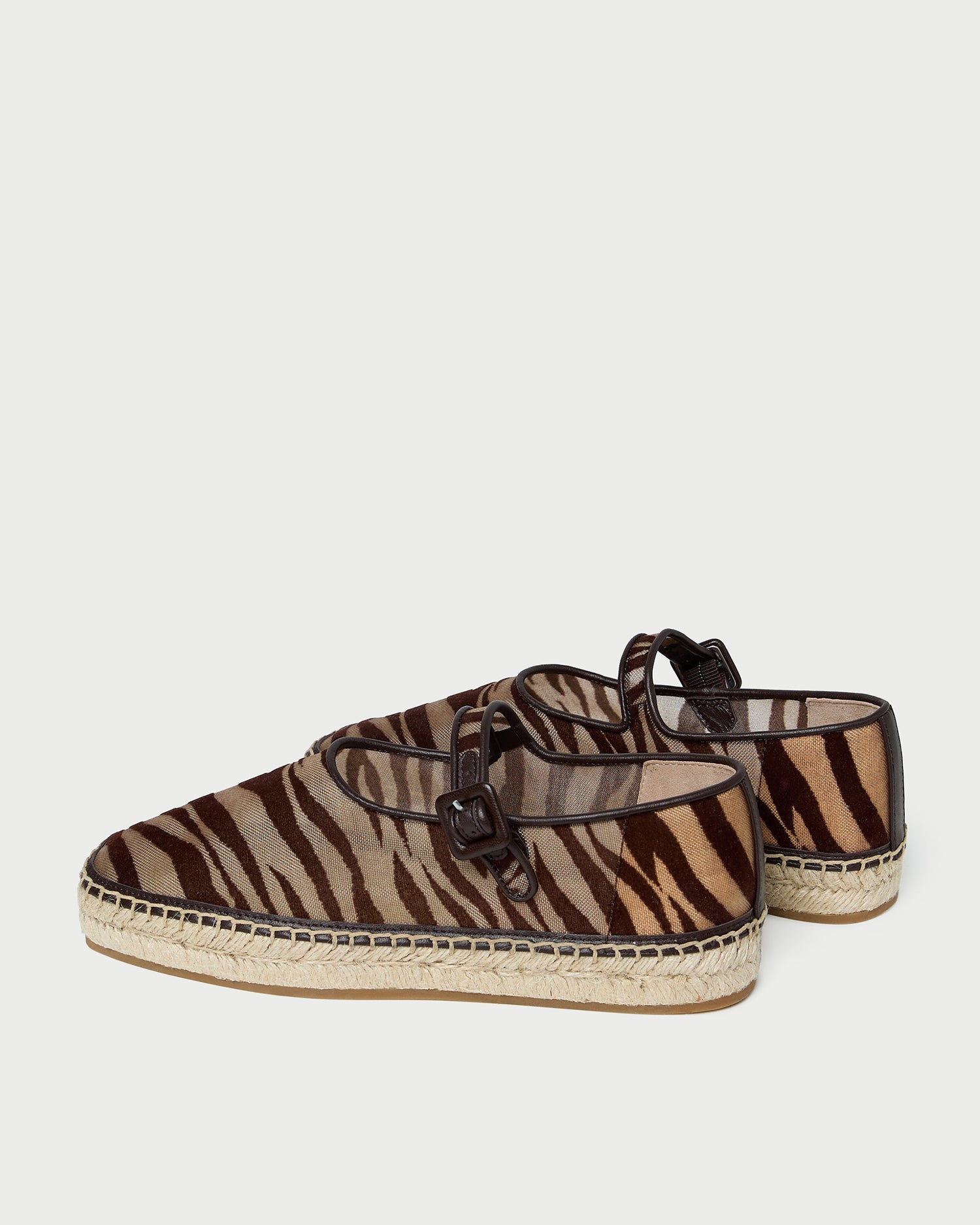 Clover Zebra Mesh Espadrille