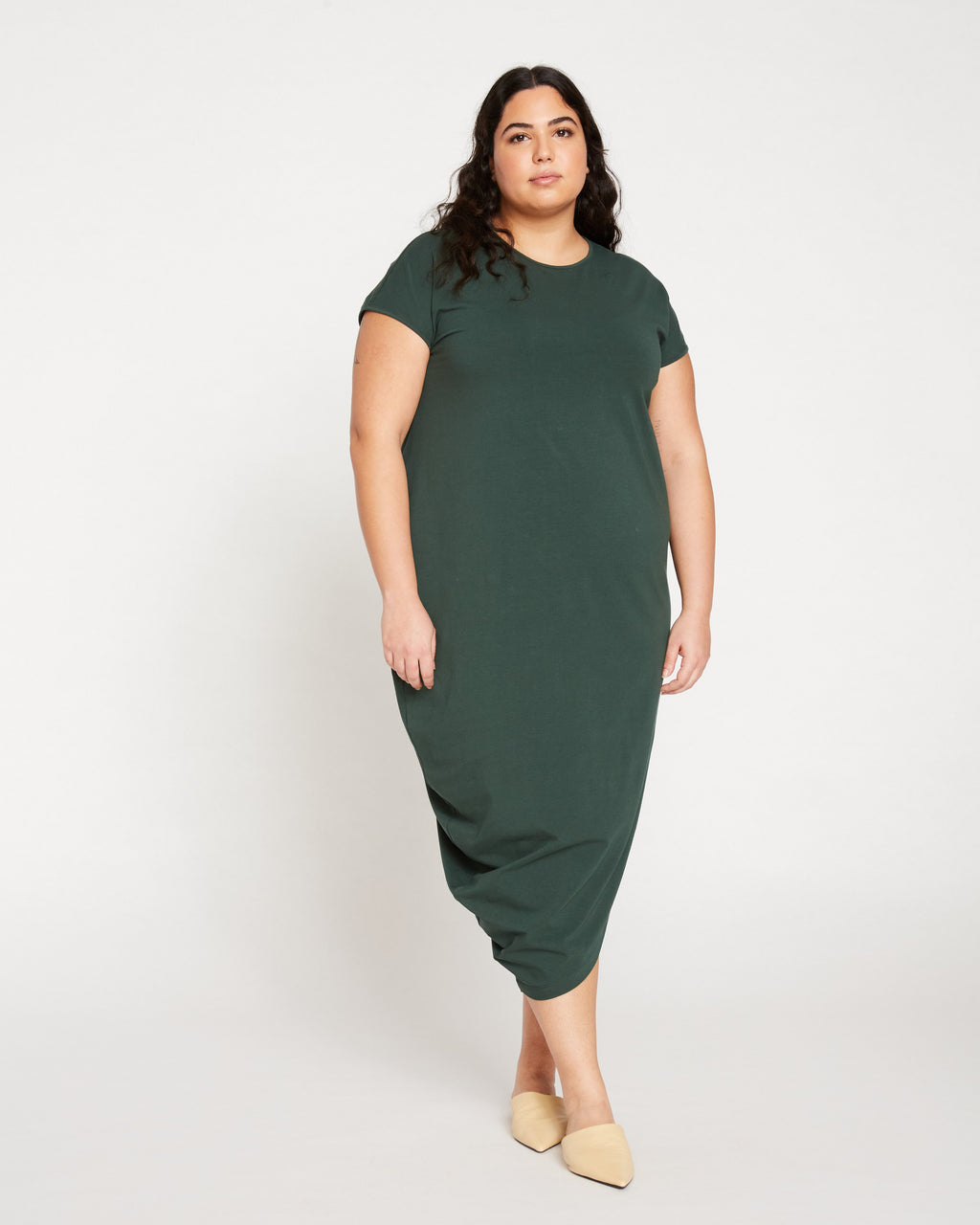 Iconic Geneva Dress - Forest Green
