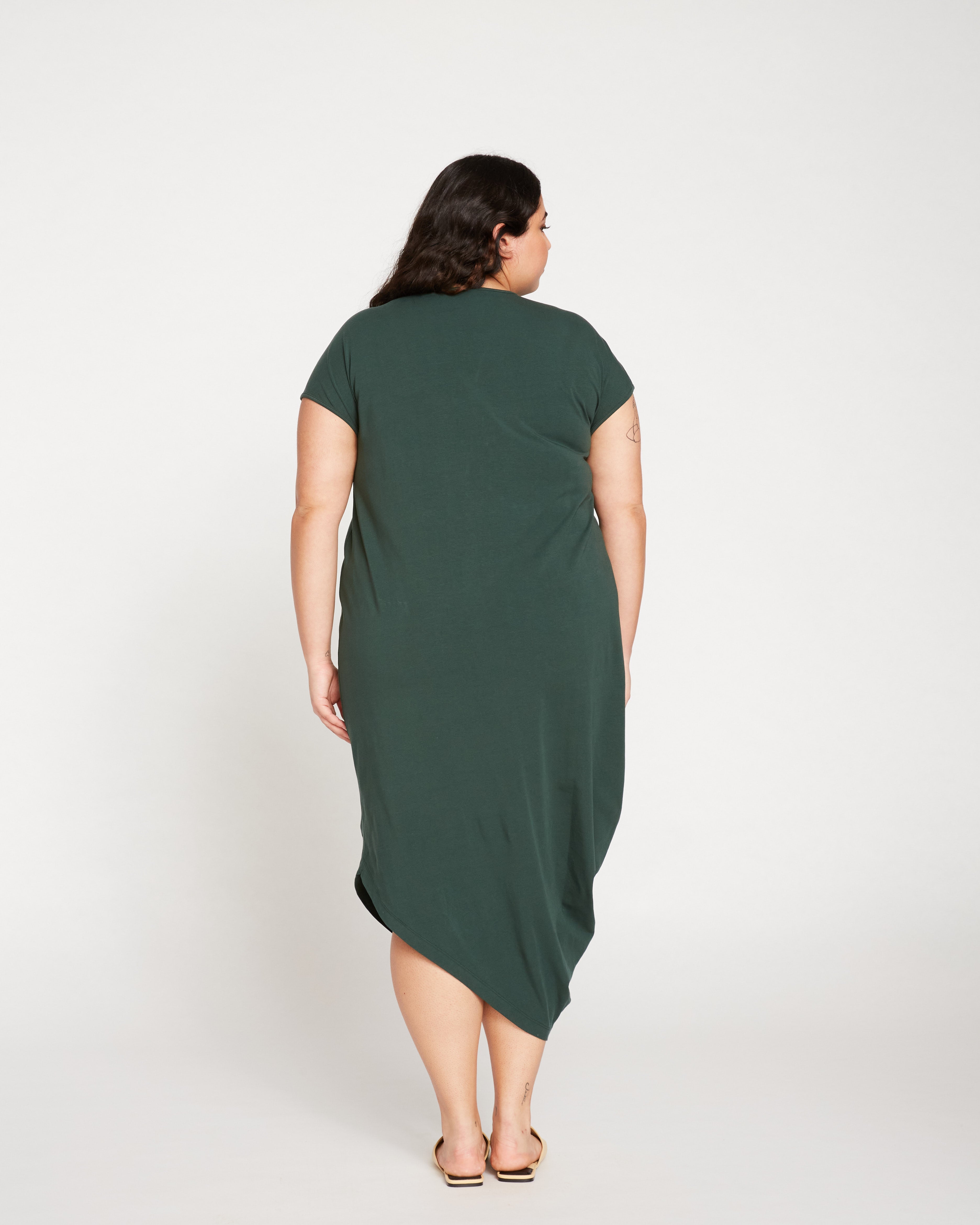 Iconic Geneva Dress - Forest Green