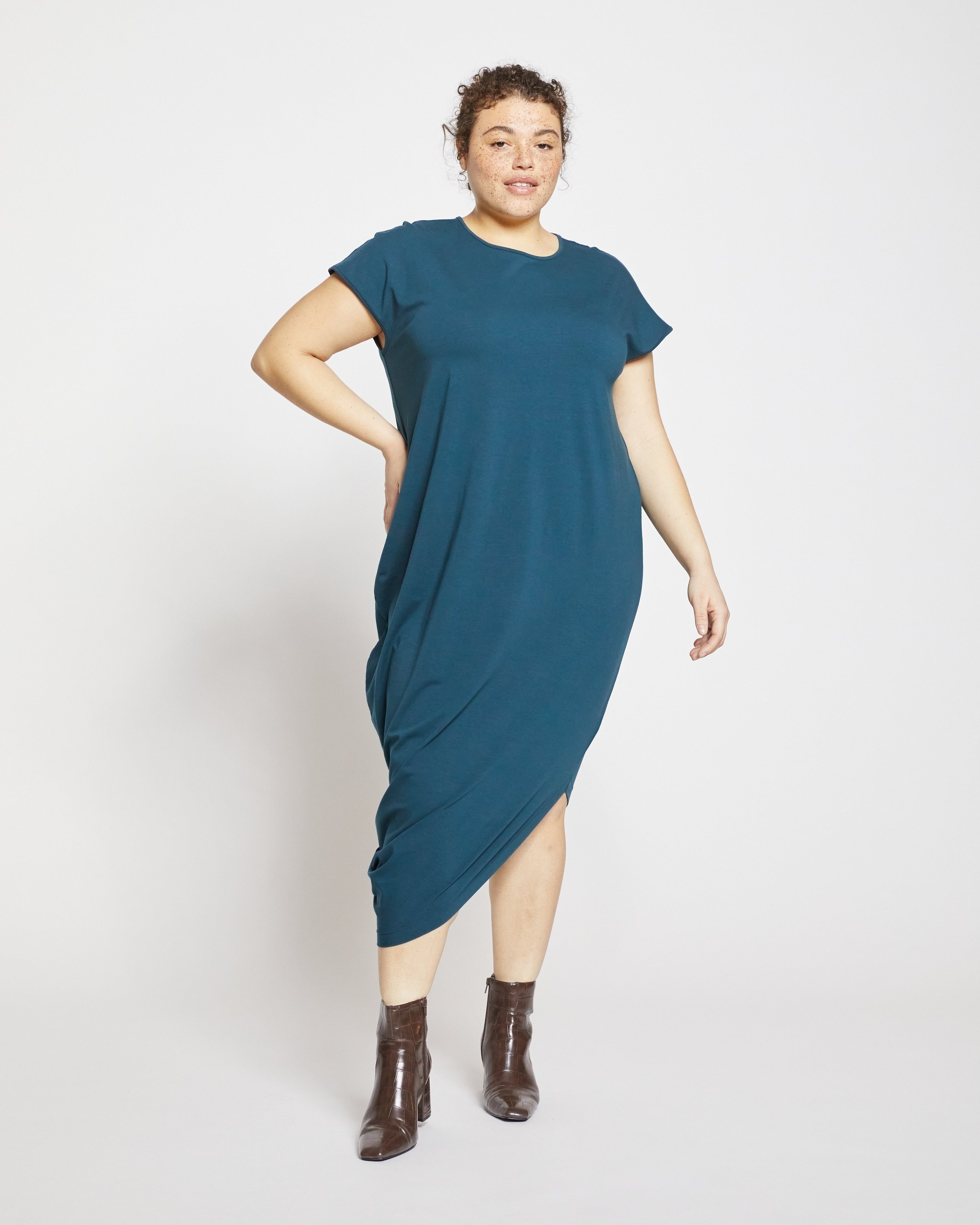Iconic Geneva Dress - Deep Sea