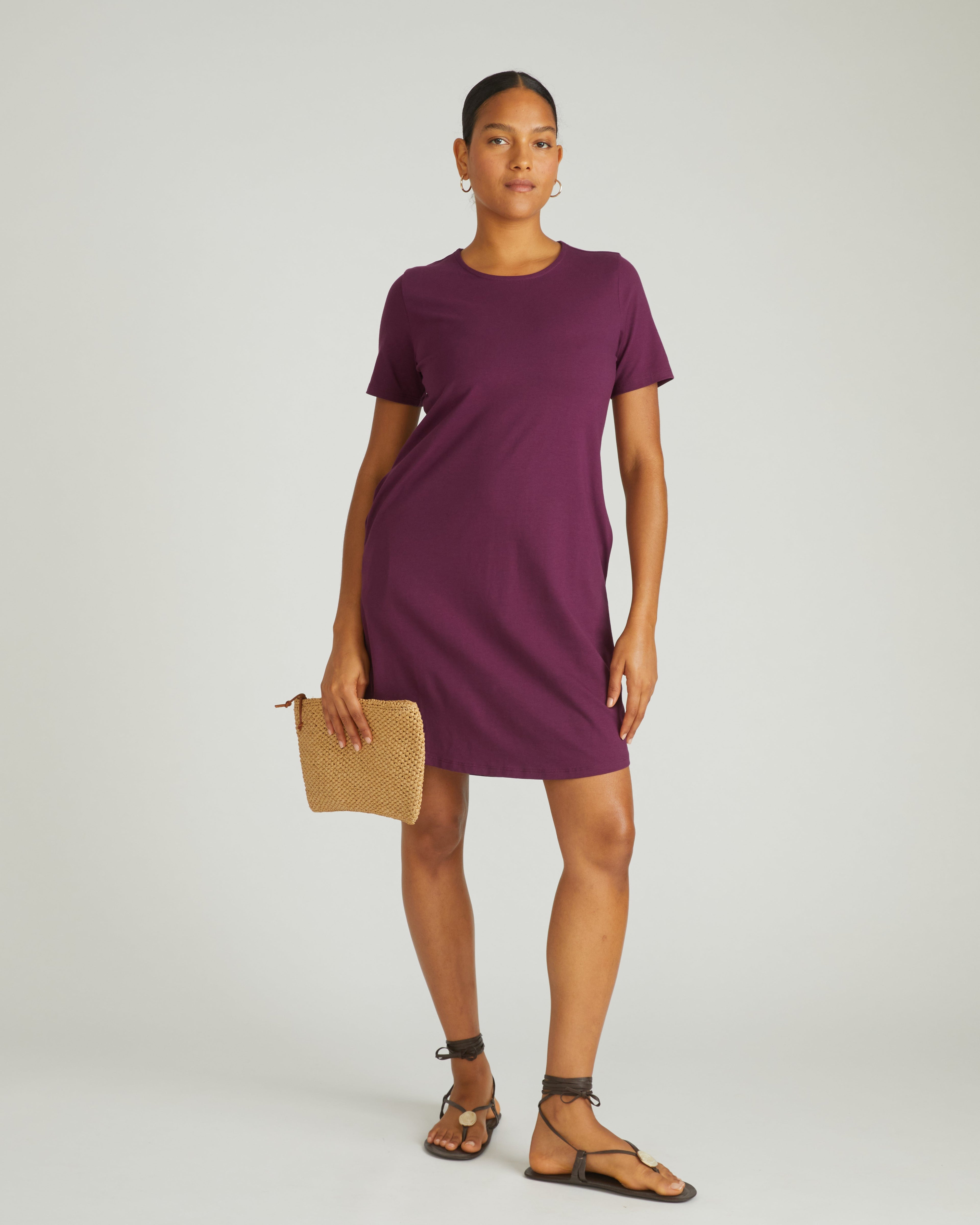 Halie T-Shirt Dress - Gamay