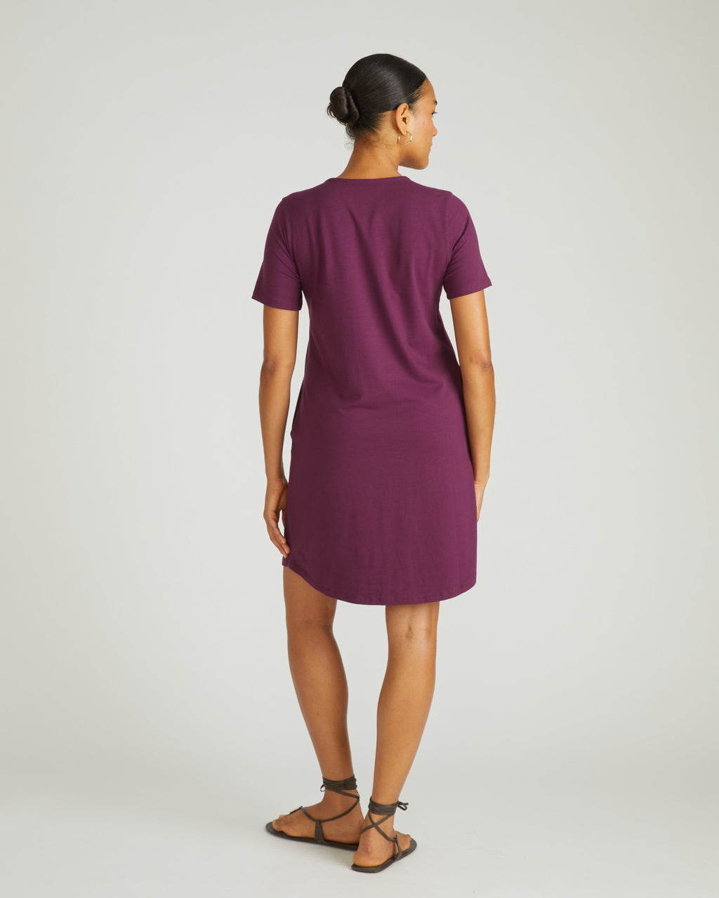 Halie T-Shirt Dress - Gamay