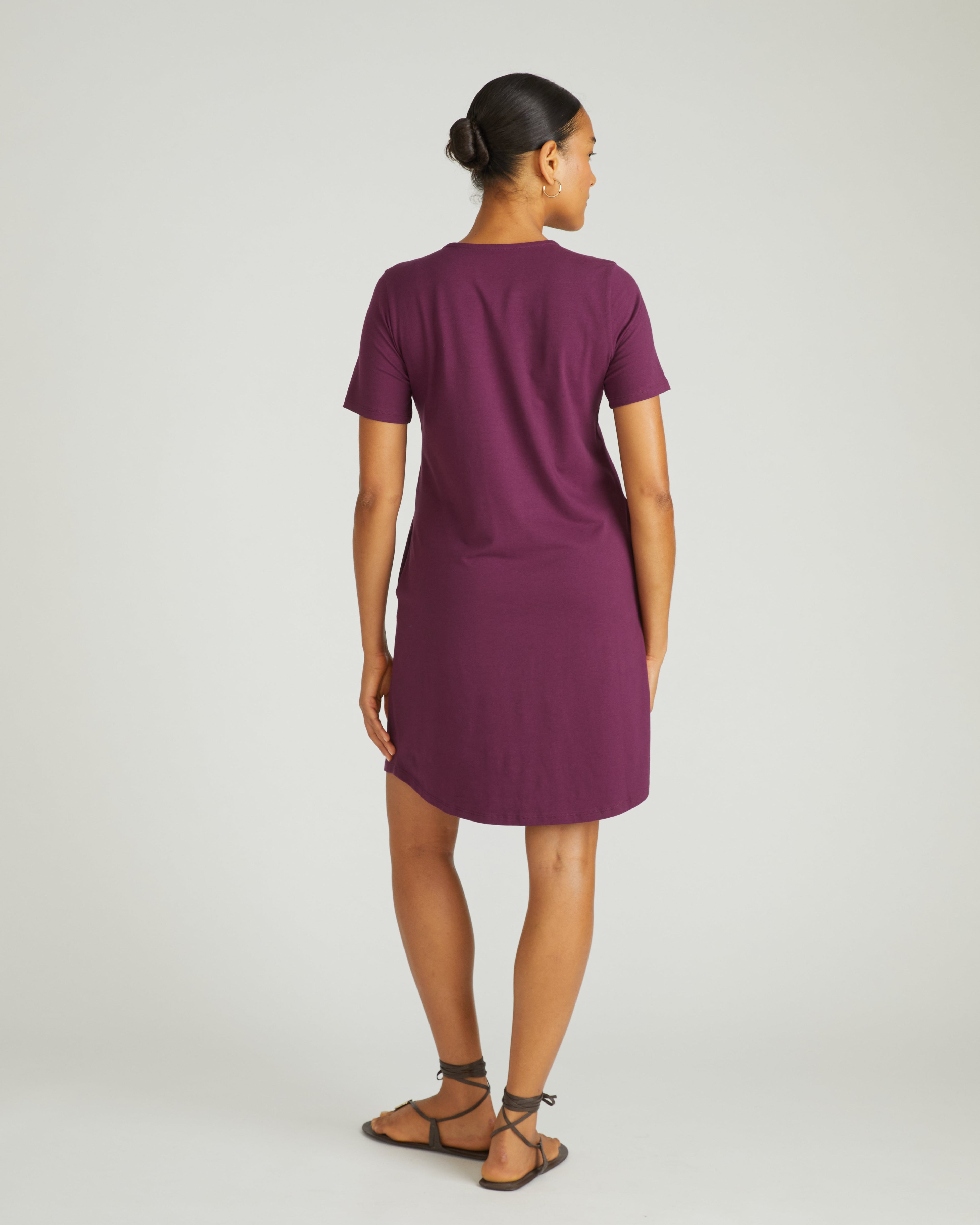 Halie T-Shirt Dress - Gamay
