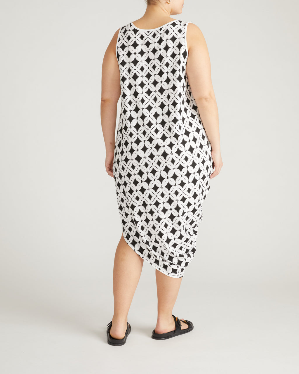 Iconic Geneva Tank Dress - Eclipse Print