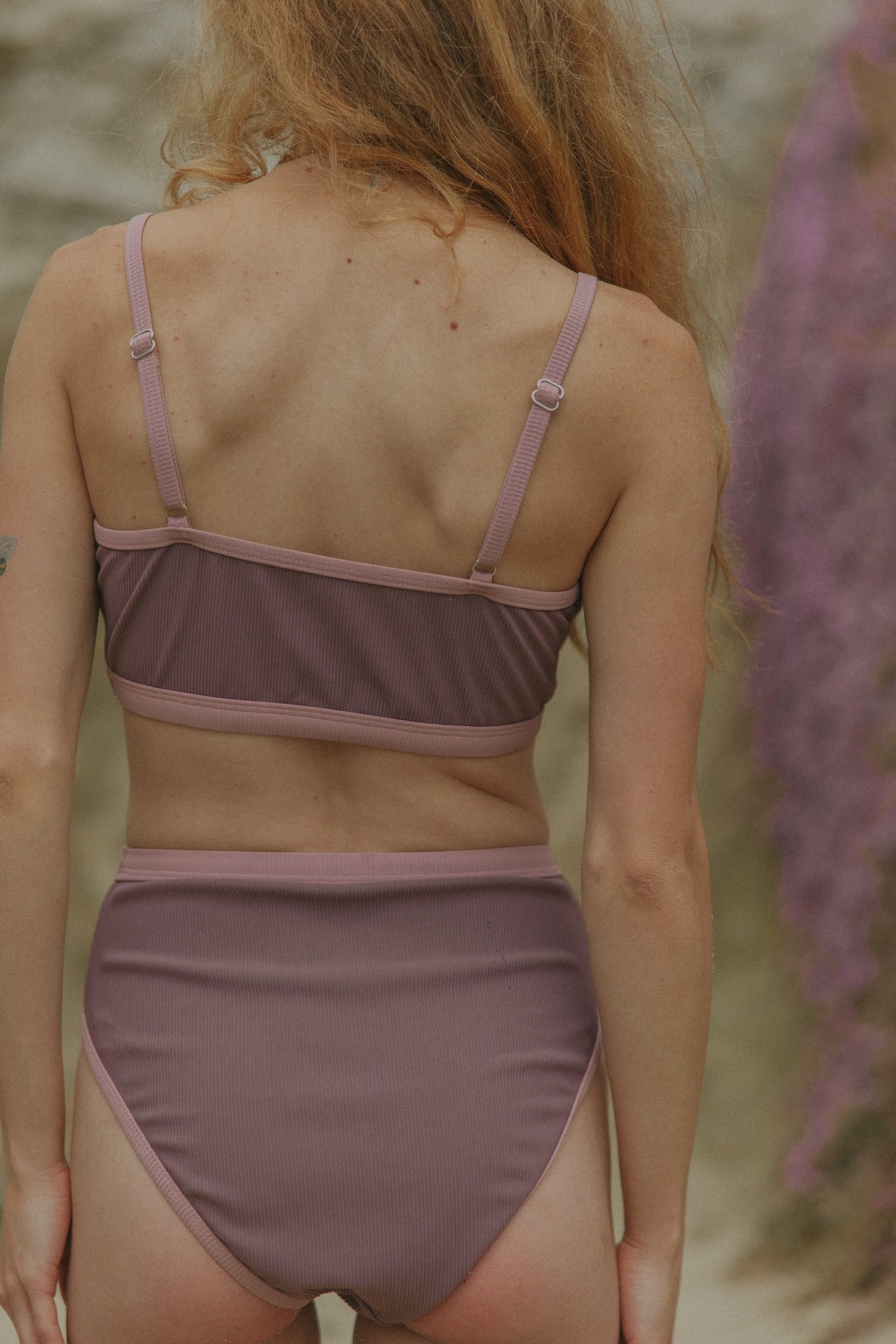 Breeze Bikini Top | Ribbed Athletic Style Bandeau Top