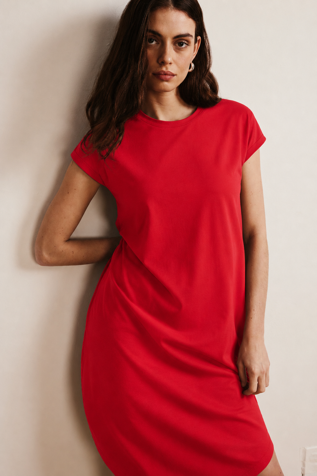 Iconic Geneva Dress - Ruby Red